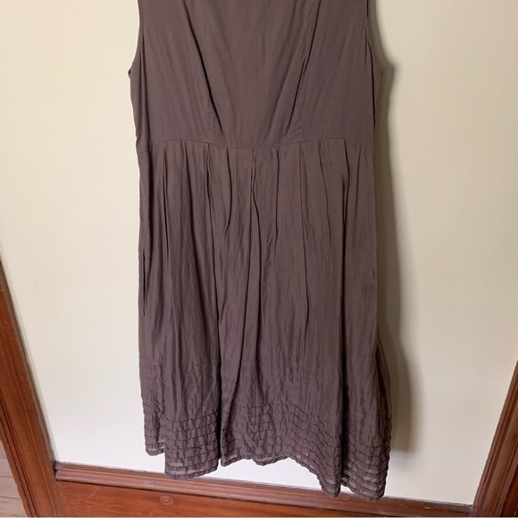 MaxMara Weekend Brown Dress Size Extra Large - Picture 8 of 10